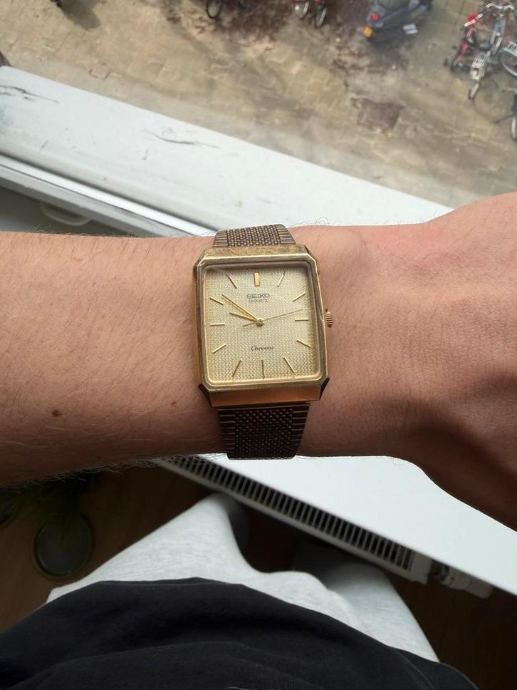 Seiko Chronos 9021-5220, Sieraden, Tassen en Uiterlijk, Horloges | Heren, Gebruikt, Polshorloge, Seiko, Staal, Ophalen of Verzenden