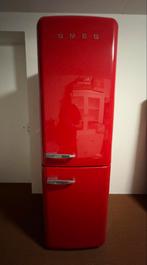 Smeg FAB32RRD6 Koel-vriescombi Jaren 50 Design Rood, Ophalen, 200 liter of meer, 60 cm of meer, Met aparte vriezer