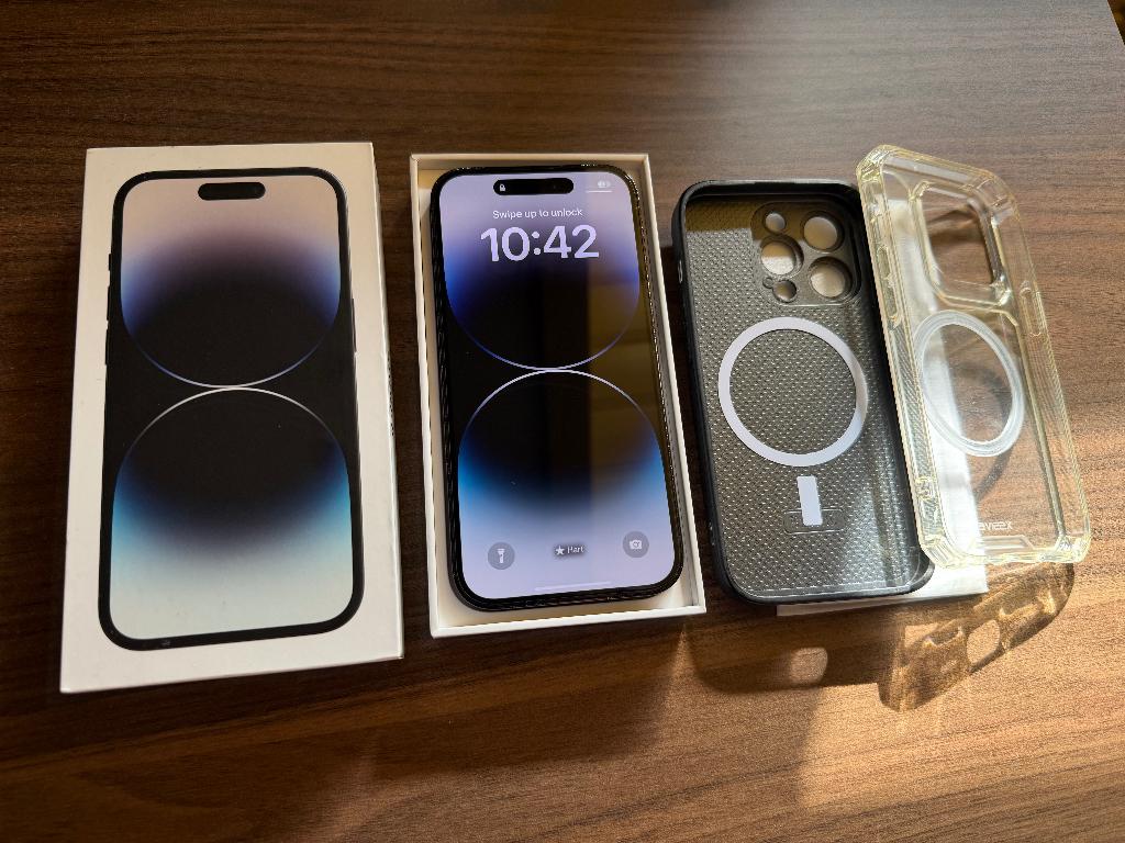 iPhone 14 pro 1tb, Zwart, 1 TB, Ophalen of Verzenden, Gebruikt