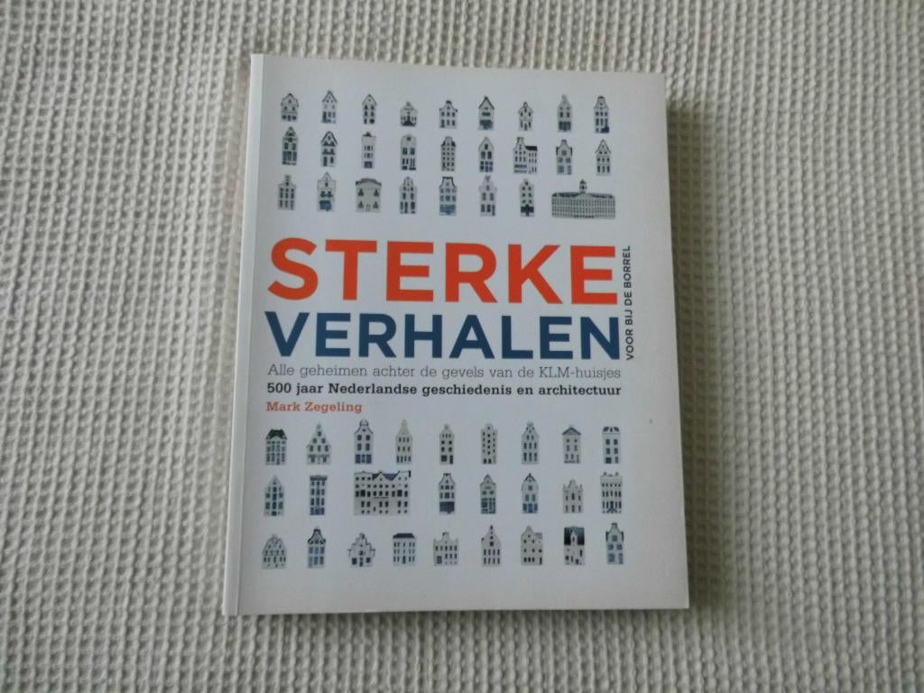 klm huisjes  boek sterke verhalen, Verzamelen, KLM Huisjes, Verzenden, Gebruikt, 81 t/m 91