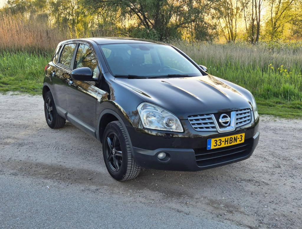 Nissan Qashqai 2.0 2WD 2009 Zwart, Auto's, Nissan, Voorwielaandrijving, Stof, Zwart, 4 cilinders