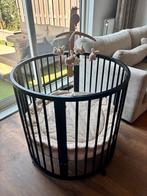 Box inclusief boxkleed, matras & muziek mobiel, Ophalen, Zo goed als nieuw, Rond, Boxkleed