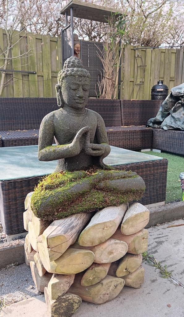 Boeddha van lavasteen voor de vaste prijs van €85, Ophalen