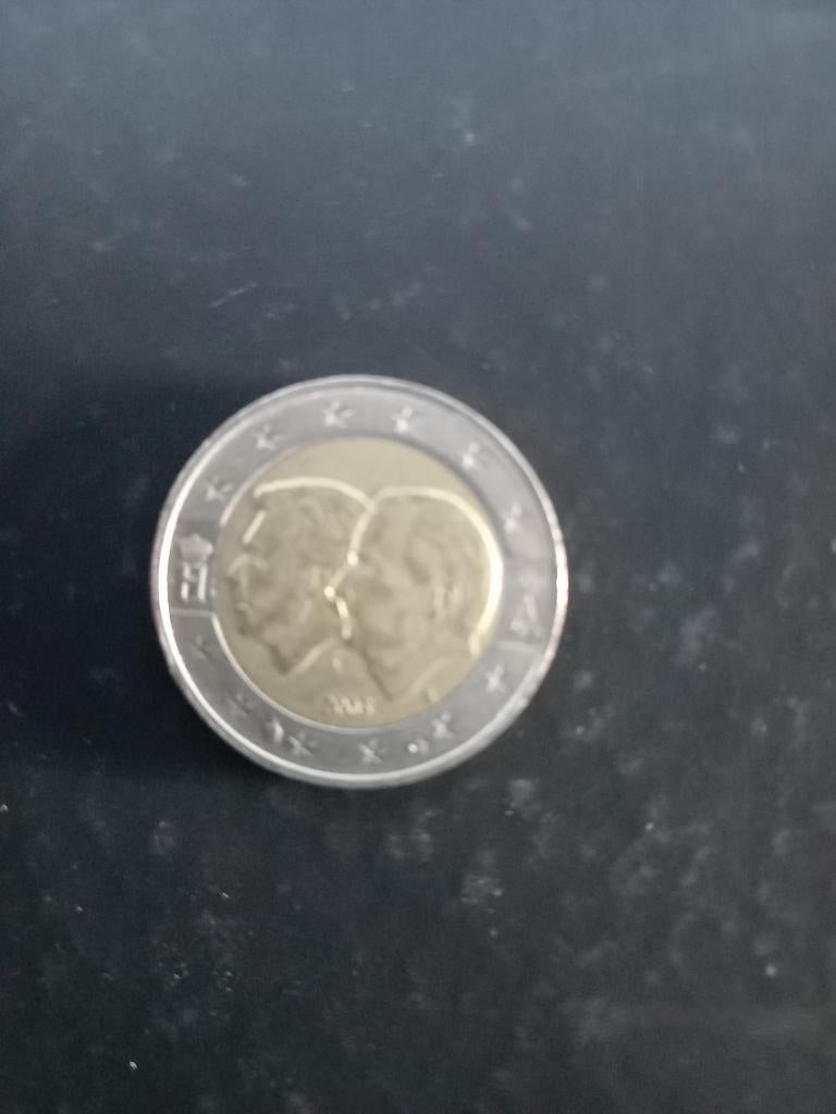 049: 2 Euromunt België 50 jaar Monetaire unie 2005, Verzenden, België, 2 euro, Losse munt