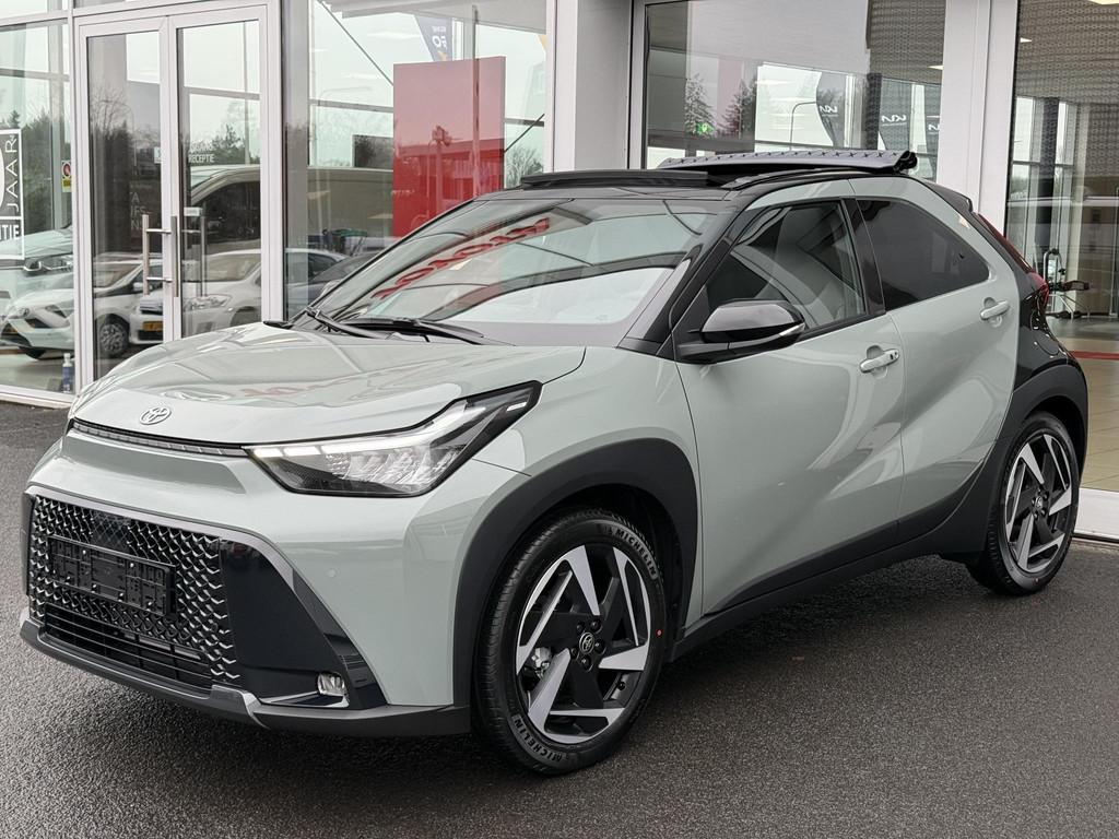 Toyota Aygo X Hybrid 115 envy | JBL | Cabriodak | PDC | Stoe, Auto's, Toyota, Stof, Gebruikt, Euro 6, Overige kleuren
