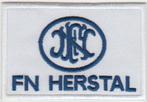 FN Herstal stoffen opstrijk patch embleem, Ophalen of Verzenden, Nieuw, Shirt