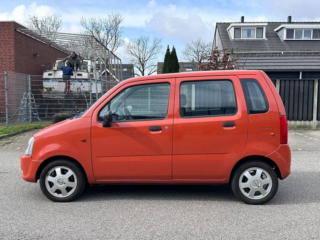 Opel Agila 1.2-16V Essentia 31-07-2026 APK*NAP*LM velgen*Ele, Voorwielaandrijving, 4 cilinders, 1229 cc, Origineel Nederlands
