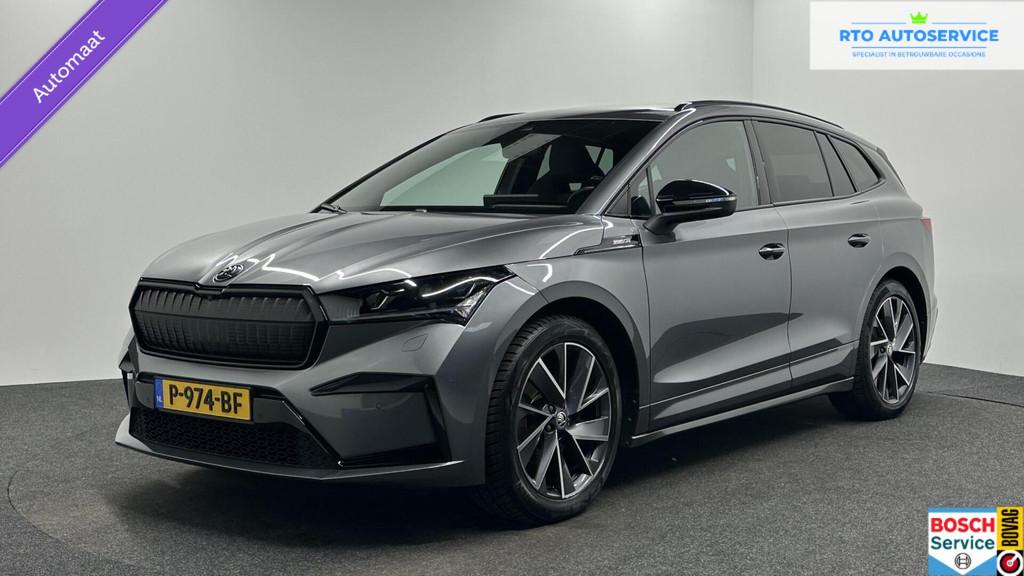 Skoda Enyaq iV 60 Sportline 89% SOH CAMERA ECC ADAPTIEF CRUI, Automaat, Achterwielaandrijving, Gebruikt, Zwart
