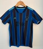 Ajax tenue shirt en short blauw-groen, kindermaat 28 (ca. 12, Maat S, Ophalen of Verzenden, Gebruikt, Set