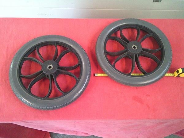 Kunststof wiel met soft-massieve rubber band, 13", Ophalen of Verzenden, Nieuw