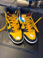 Nike Dunk High Geel Zwart Sneakers Maat 38.5, Ophalen, Kringloop, Geel, Sneakers of Gympen