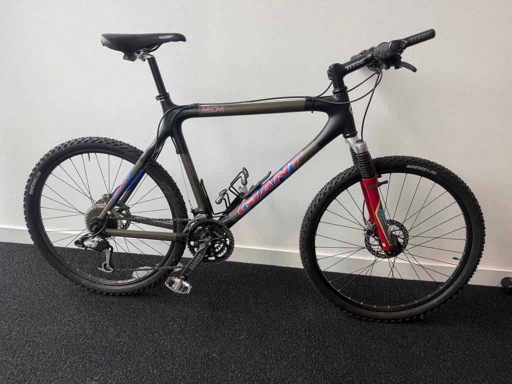 Giant MCM Carbon Mountainbike als NIEUW! - Klassieker, Fietsen en Brommers, Hardtail, Ophalen, Gebruikt, Giant