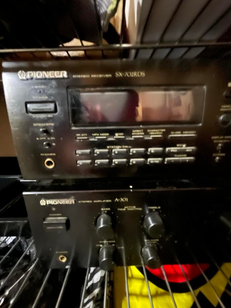 Pioneer Versterker en Ontvanger Set (SX-702RDS & A-301), Audio, Tv en Foto, Versterkers en Receivers, Ophalen, Gebruikt, 60 tot 120 watt