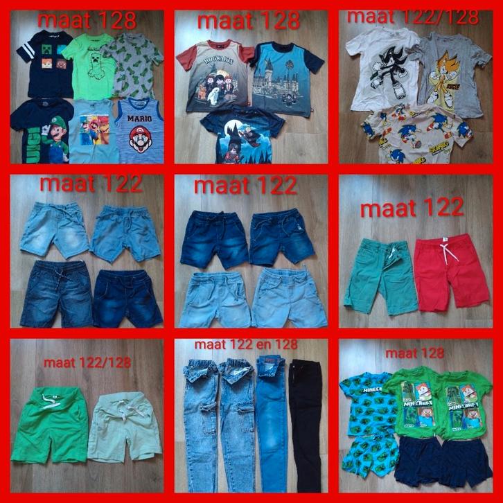 Kledingpakket maat 122/128 jongens, Kinderen en Baby's, Kinderkleding | Kinder-kledingpakketten, Gebruikt, Maat 128, Ophalen of Verzenden