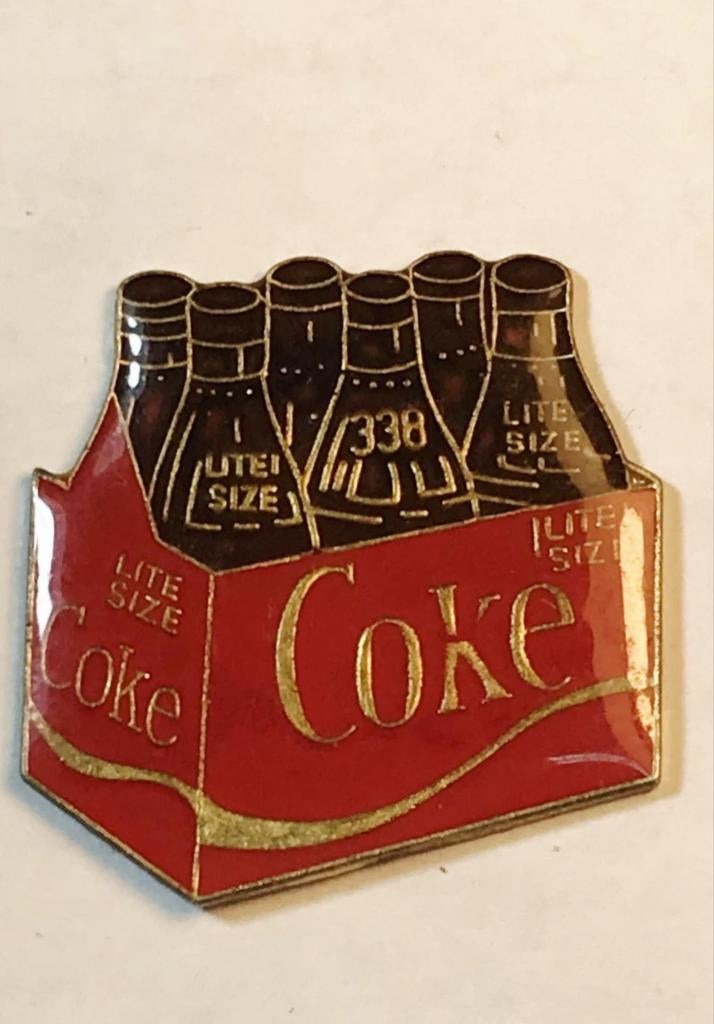 Originele, vintage Coca-Cola pin, Verzamelen, Ophalen of Verzenden, Zo goed als nieuw, Merk, Speldje of Pin