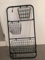 Metalen wandrek met losse accessoires, Huis en Inrichting, Woonaccessoires | Wanddecoraties, Ophalen, Zo goed als nieuw