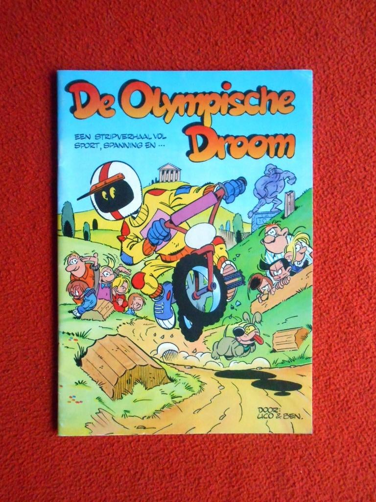 Uco & Ben: De Olympische Droom, Eén stripboek, Ophalen of Verzenden, Zo goed als nieuw