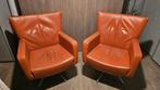 2 oranje fauteuils, Ophalen