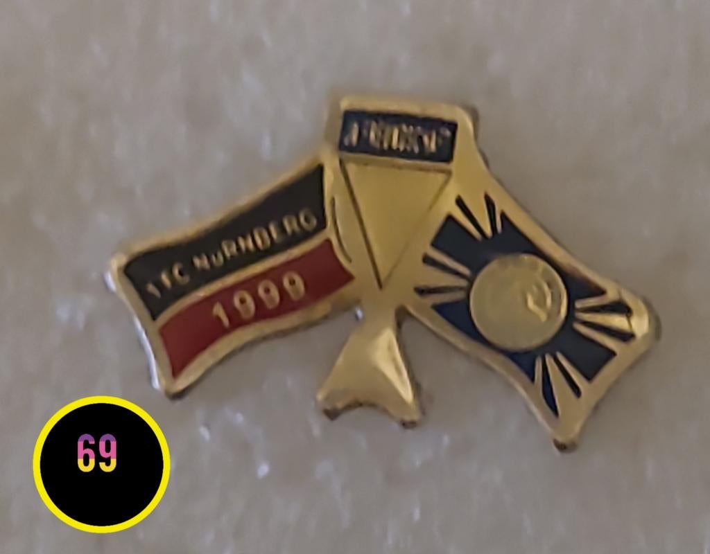 Pin 1. FC Nürnberg 1999, Verzenden, Gebruikt