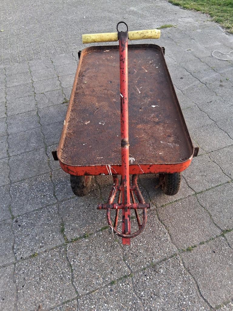 Melkbussenkar bussenkar handkar handtrekkar trekkar, Tuin en Terras, Kruiwagens, Gebruikt, Ophalen