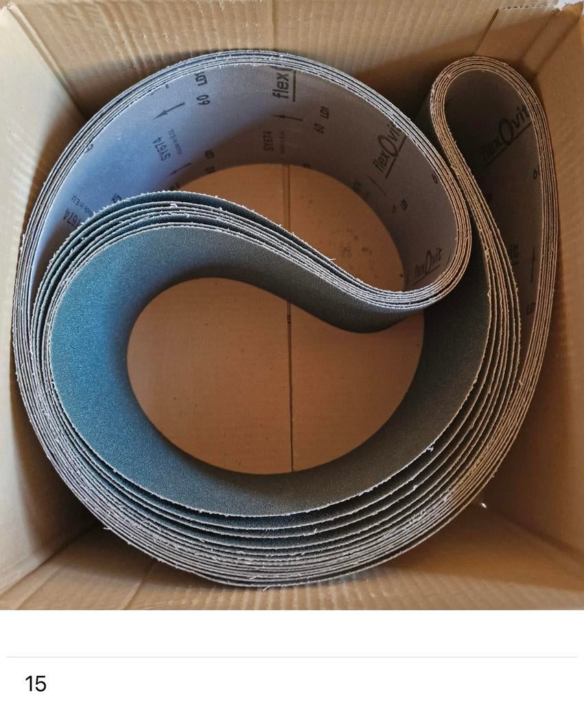 Schuurband Flexovit SY674 #60 2000/150mm 7 stuks, Ophalen, Nieuw, 1200 watt of meer, Bandschuurmachine