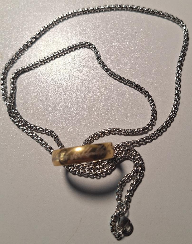 Ring Lord of the rings met ketting, Ophalen of Verzenden, Nieuw, Sieraad