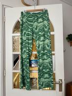 Groene swirl / retro broek – flare model, Maat 42/44 (L), Ophalen of Verzenden, Lang, Gedragen