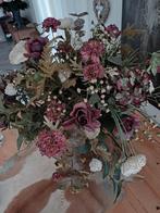 prachtig zijde boeket, Huis en Inrichting, Woonaccessoires | Kunstplanten en Kunstbloemen, Ophalen, Zo goed als nieuw, Binnen