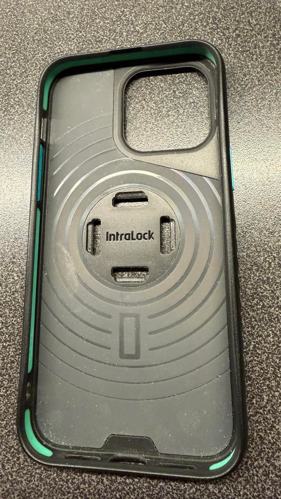 Mous IntraLock iPhone 14 Pro Hoesje Zwart, Kunststof, Hoesje of Tasje, Ophalen of Verzenden, Schokbestendig