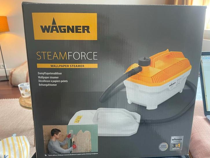 Wagner Steamforce EU Behangafstomer - Zo goed als nieuw, Doe-het-zelf en Verbouw, Overige Doe-het-zelf en Verbouw, Nieuw, Ophalen of Verzenden