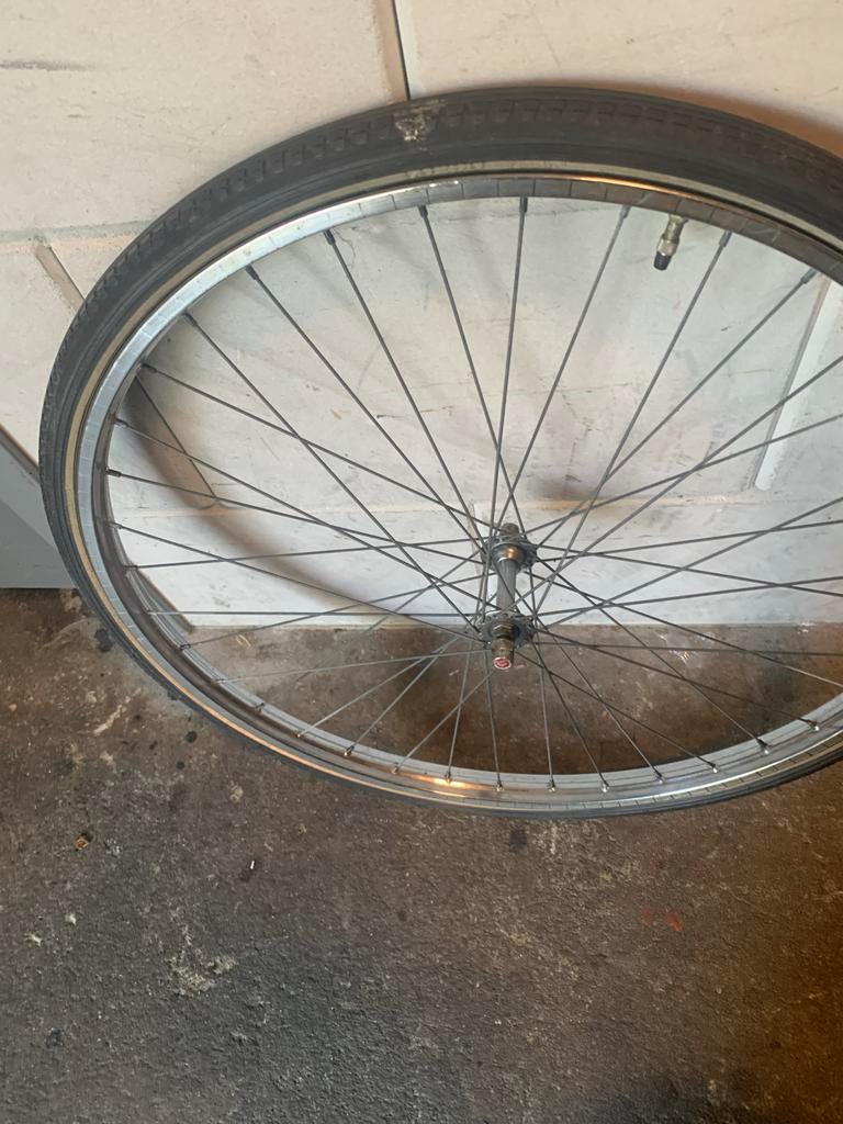 Fietswiel met band - Gebruikt, staat goed, Wiel, Gebruikt, Ophalen of Verzenden, Aluminium