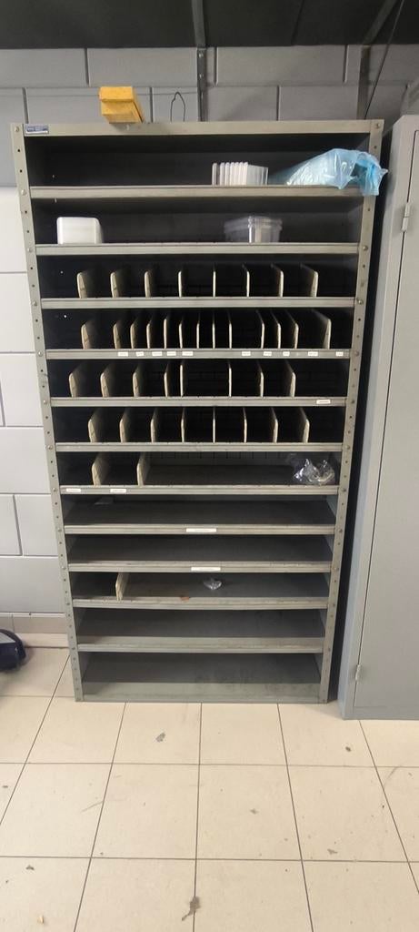 Metalen Schottenkast 30 CM Diep - Archiefkast Sorteerkast, Ophalen, Gebruikt