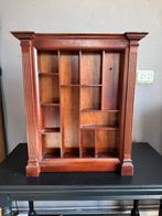 Massief houten vakkenkastje in Empire stijl, Ophalen of Verzenden
