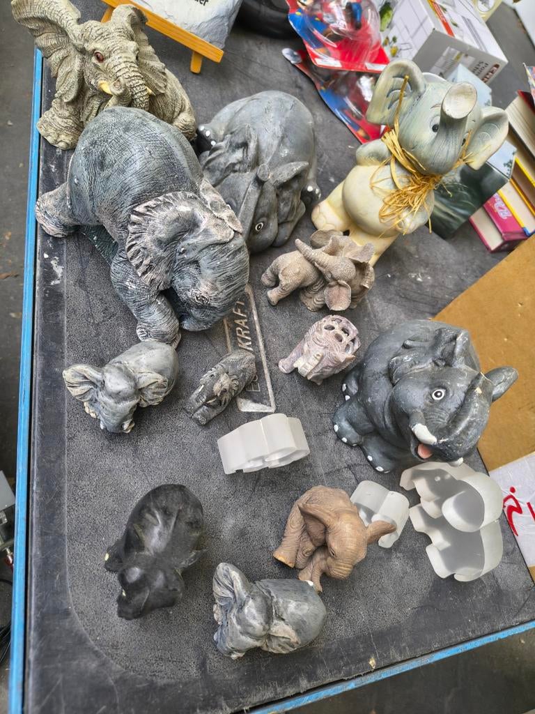 Verzameling van diverse olifanten beeldjes, Verzamelen, Ophalen of Verzenden