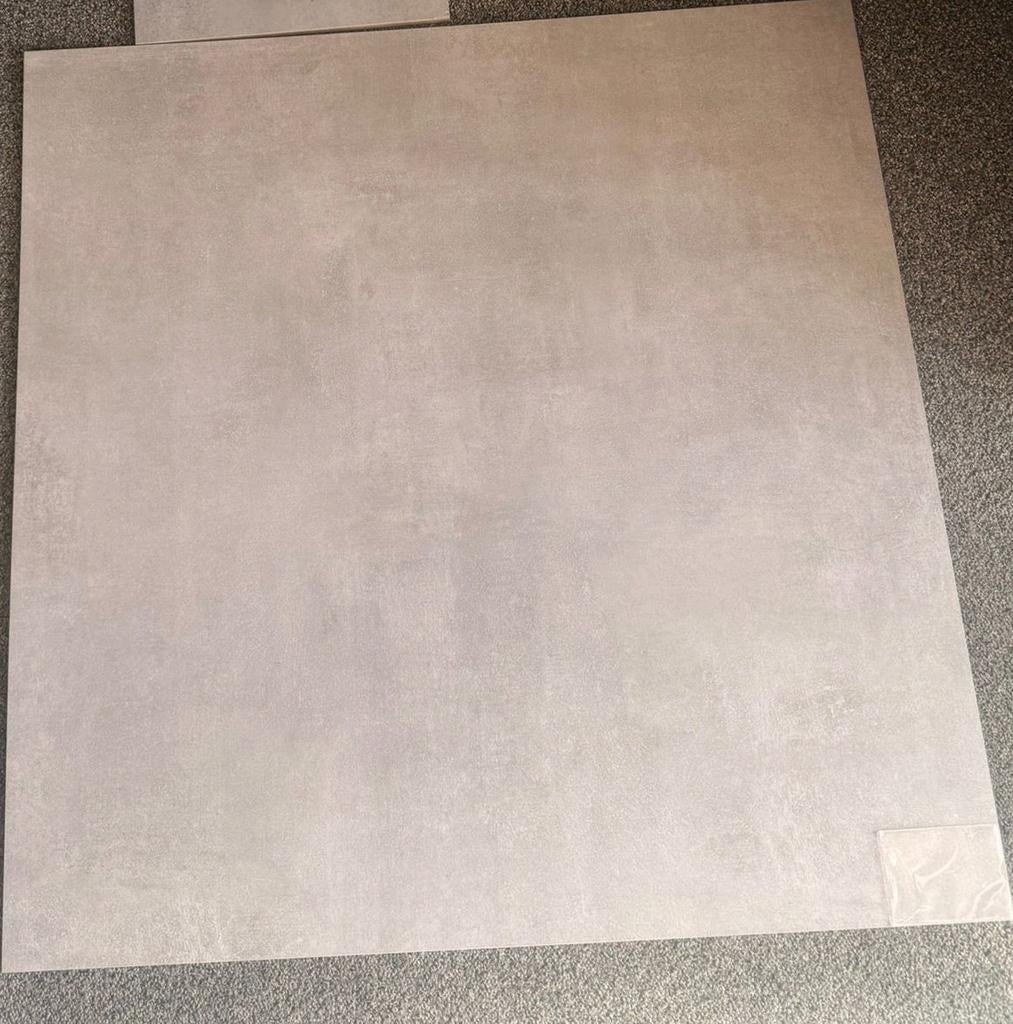 Grijze betonlook tegels T.E.A.B. !90x90 (4 stuks) ecoceramic, Doe-het-zelf en Verbouw, Tegels, Ophalen, 60 cm of meer, Nieuw, Minder dan 5 m²