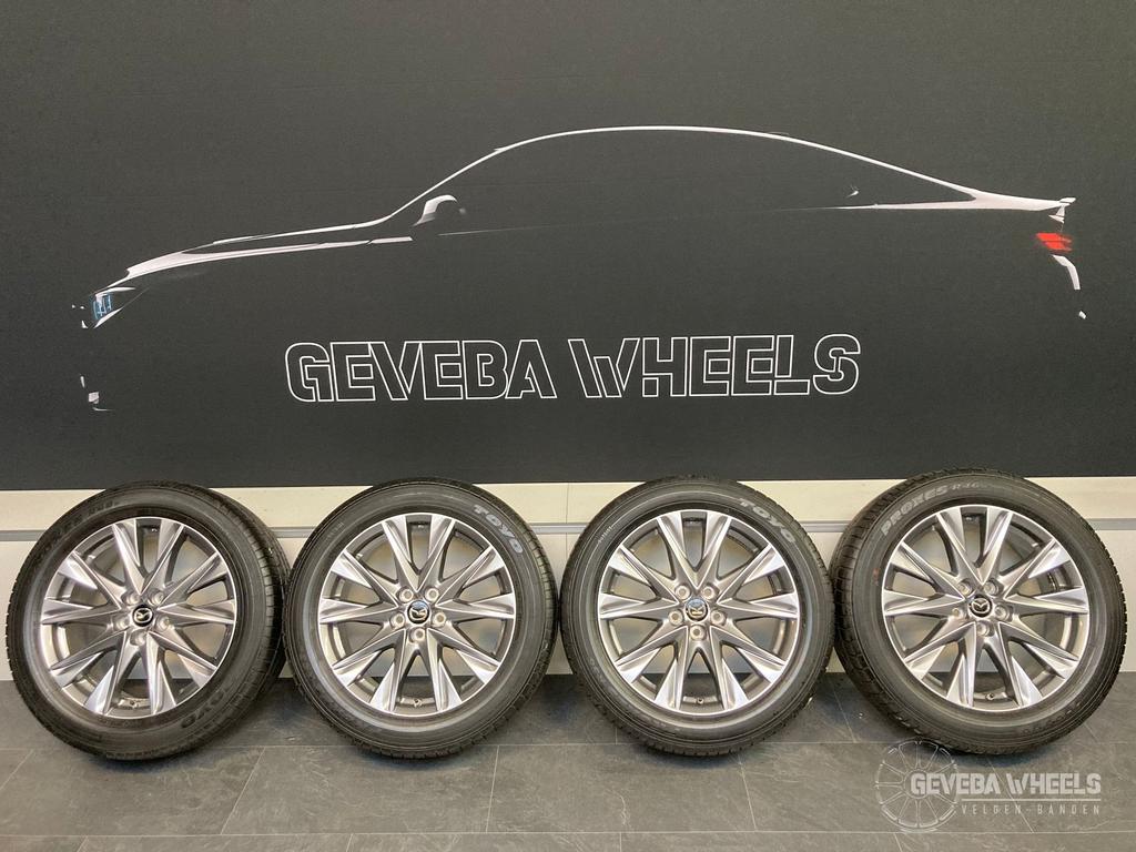19'' originele Mazda CX5 velgen + banden 5x114.3 9965147090, 19 inch, Gebruikt, -, -