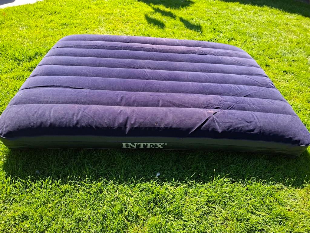 2-persoons luchtbed Intex 130x190 cm, Ophalen of Verzenden, Gebruikt, 2-persoons