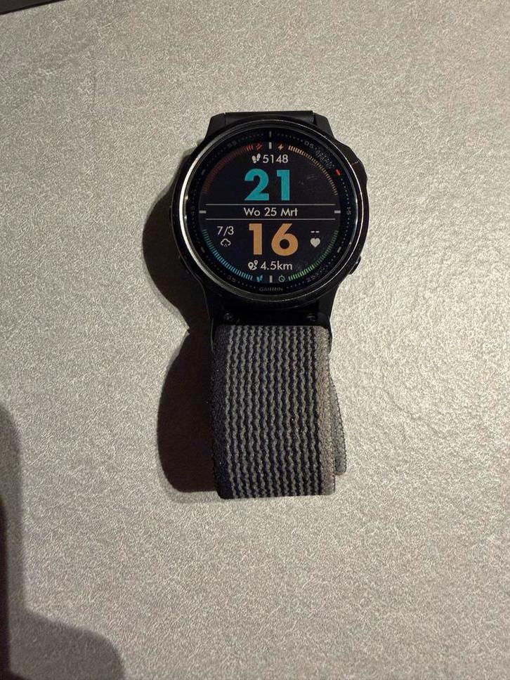Garmin Fenix 6s pro Sporthorloge, Sieraden, Tassen en Uiterlijk, Sporthorloges, Gebruikt, Android, Zwart, Afstand, Waterdicht