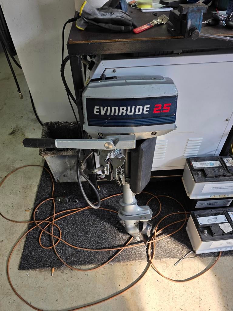 Evinrude 2.5 PK 2 cilinder opknapper, Ophalen, Gebruikt, Minder dan 5 pk, Buitenboordmotor