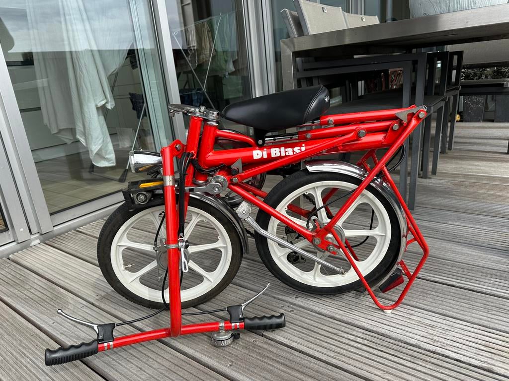 Di Blasi vouwfiets in goede staat, Fietsen en Brommers, Ophalen, Zo goed als nieuw, 16 tot 18 inch, Versnellingen
