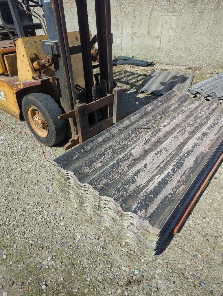 30 Asbestvrije Golfplaten 200x92cm, Overige materialen, Zwart, Ophalen of Verzenden, 15 m² of meer