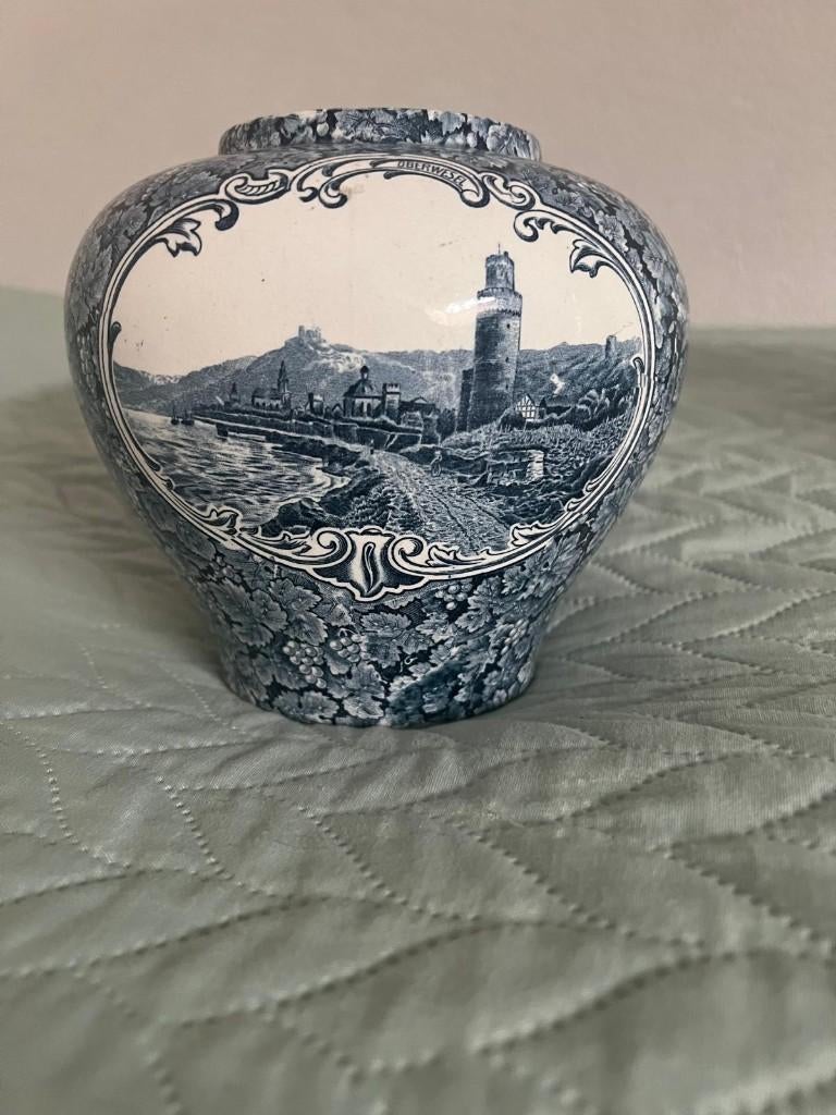 2 Antieke Rhein-vazen van Ludwig Wessel uit Duitsland, Ophalen of Verzenden