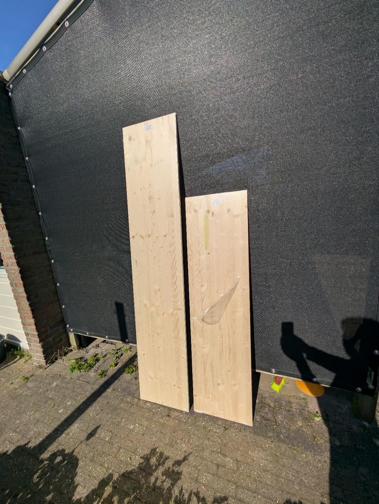 Vuren Timmerpaneel 18x400x1500/2000mm, Ophalen, Minder dan 25 mm, Overige typen, Nieuw