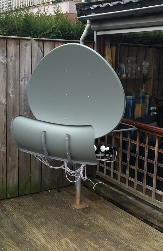 Wave Frontier T90 Satteliet schotel met 10LNB's, Ophalen, Zo goed als nieuw, (Schotel)antenne, Overige merken