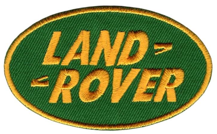 Land Rover stoffen opstrijk patch embleem #2, Verzamelen, Automerken, Motoren en Formule 1, Nieuw, Auto's, Ophalen of Verzenden