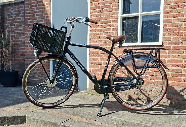 Gazelle HeavyDuty transportfiets 54inch zwart, 7 versn., Fietsen en Brommers, Fietsen | Dames | Damesfietsen, Gazelle, Versnellingen
