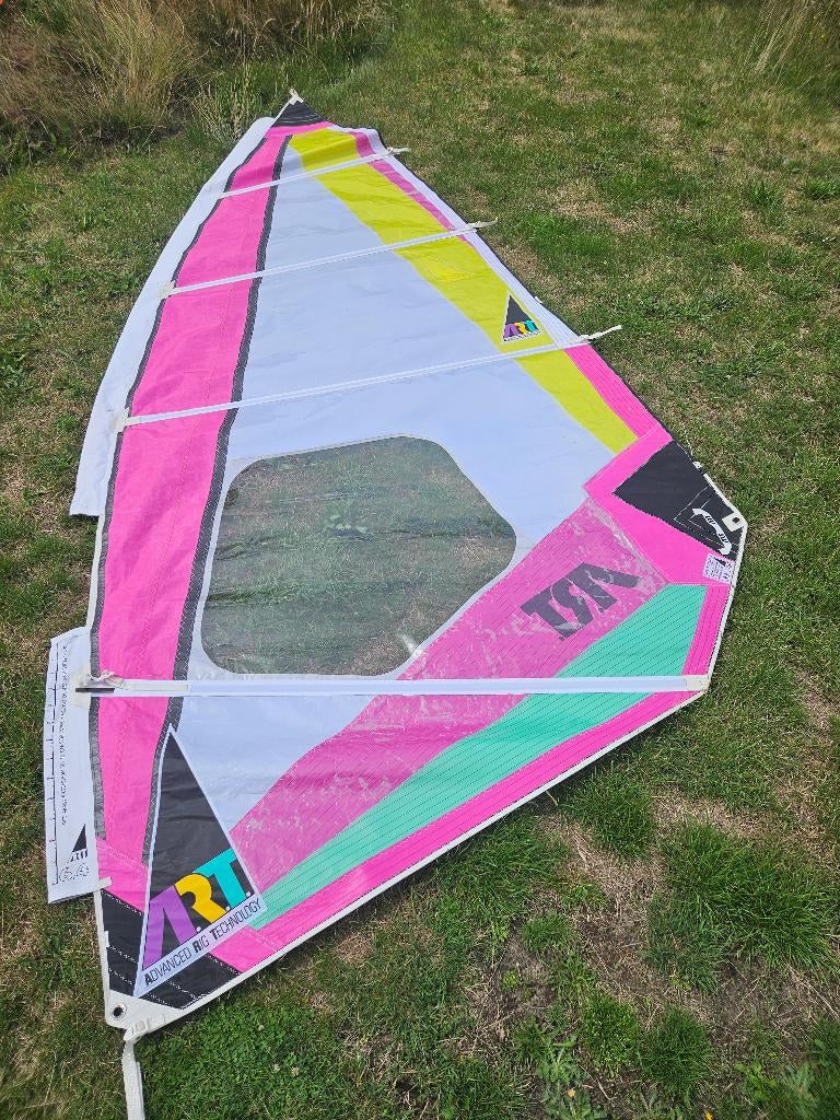 Windsurfzeil ART Fun Slalom 6.4 - oud, maar zelden gebruikt, Ophalen, Zo goed als nieuw, Zeil, 5 tot 7 m²