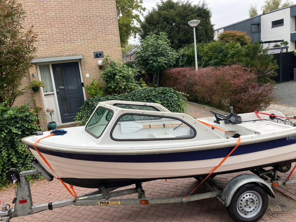Askeladden 14-4400 HT met Honda 10 pk,  vaarklaar, Watersport en Boten, Ophalen, Gebruikt, Tot 10 pk, 3 tot 6 meter