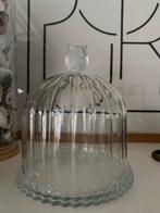 Glazen stolp met uil decoratie, Huis en Inrichting, Ophalen, Zo goed als nieuw