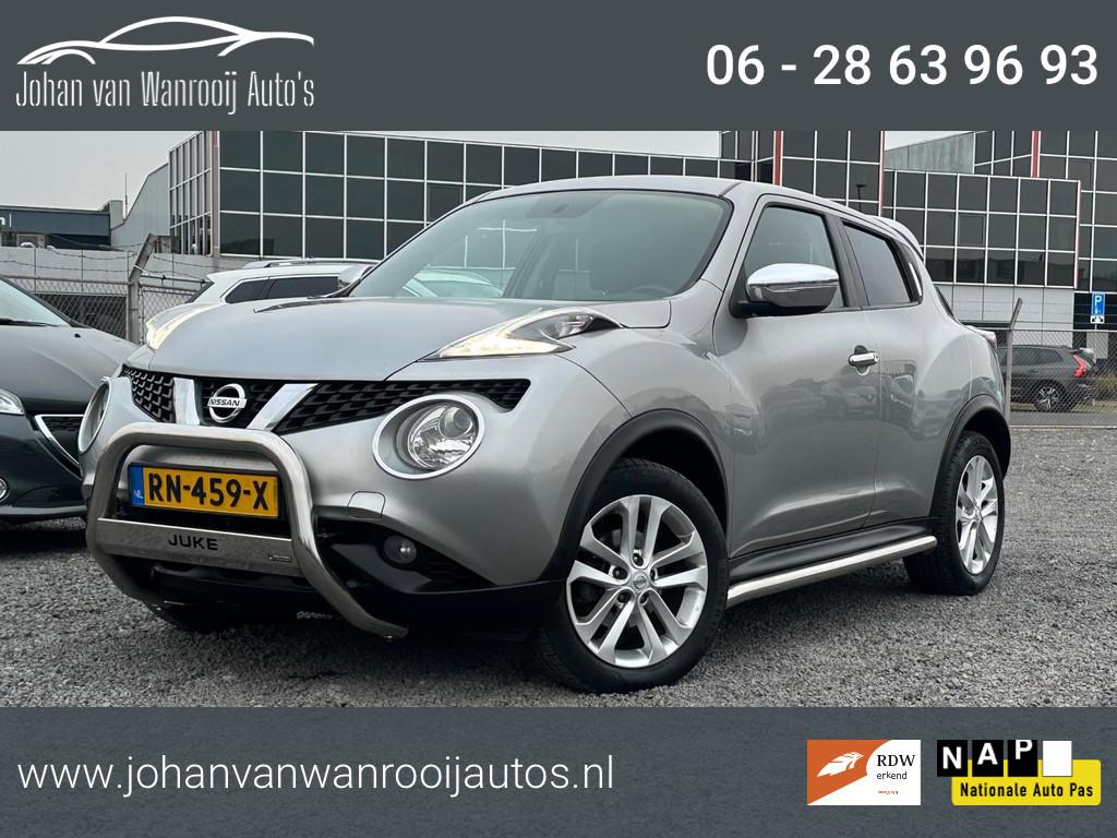 Nissan Juke 1.2 DIG-T S/S Acenta/NAVI/CAMERA/NW APK, Voorwielaandrijving, 639 kg, Stof, 116 pk